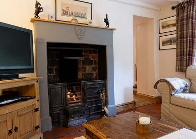 Living Area with Fireplace