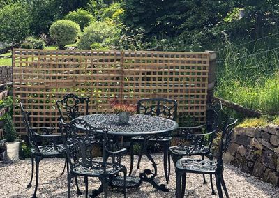 Bankside Cottage Garden Seating Area